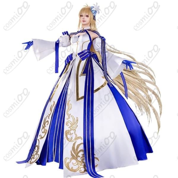 FGO アーキタイプ：アース（アルクェイド）コスプレ衣装 純白ドレス 高品質フルセット