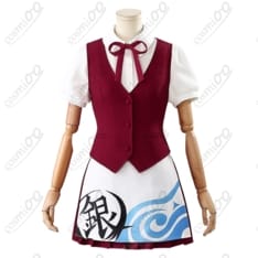 銀魂 神楽 ウエイター店員風コスプレ｜カフェ制服 高再現 フルセット