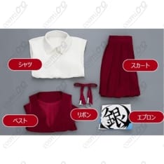 銀魂 神楽 ウエイター店員風コスプレ｜カフェ制服 高再現 フルセット - 7枚目の画像（サムネイル）