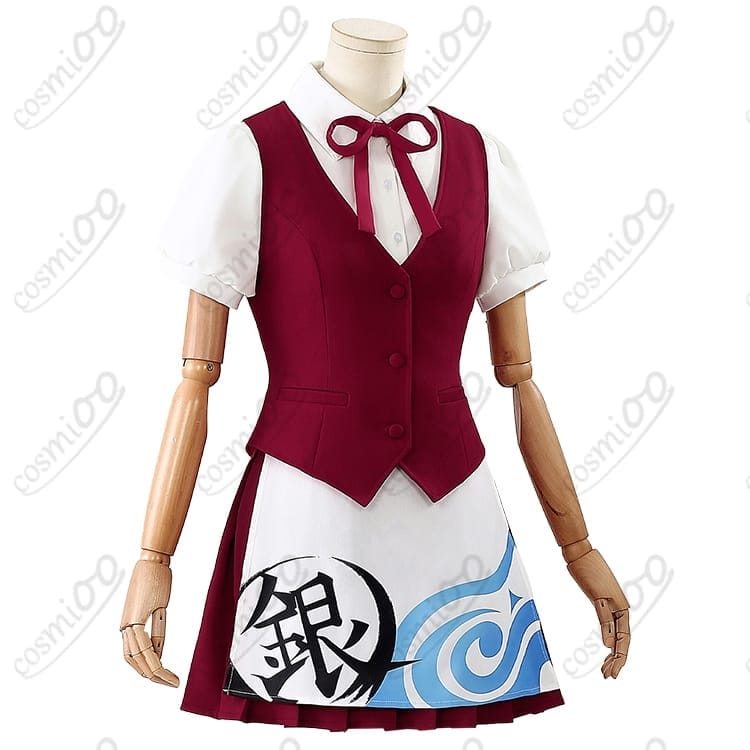 銀魂 神楽 ウエイター店員風コスプレ｜カフェ制服 高再現 フルセット - 2枚目の画像