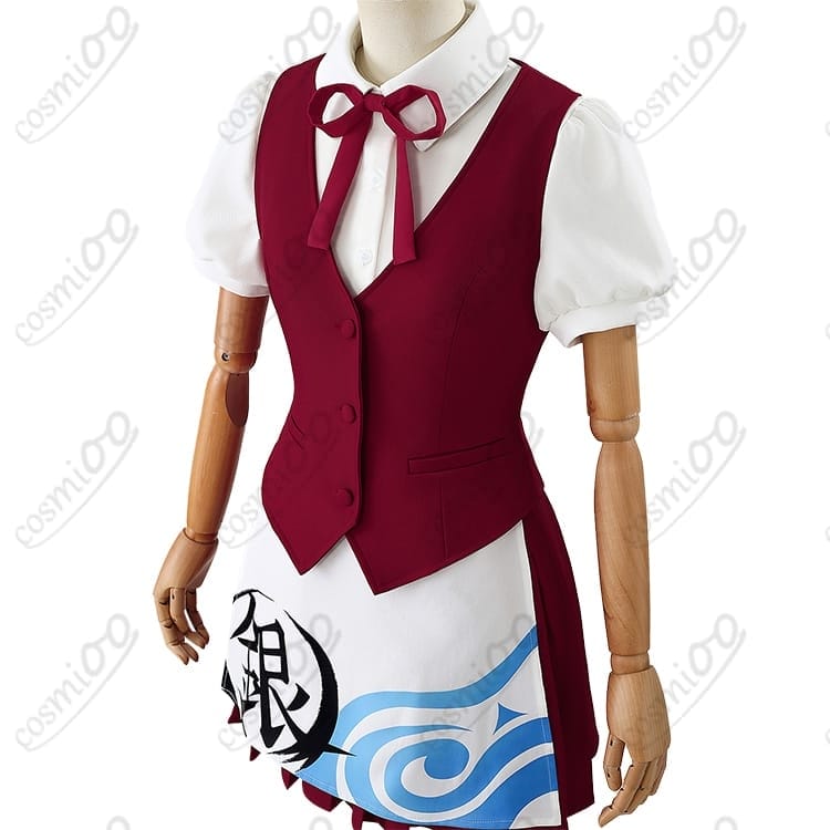 銀魂 神楽 ウエイター店員風コスプレ｜カフェ制服 高再現 フルセット - 3枚目の画像