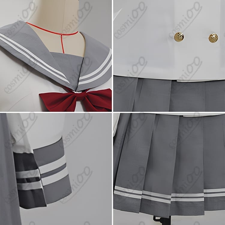 浦の星女学院 冬制服コスプレ 高海千歌・桜内梨子・渡辺曜 フルセット - 5枚目の画像