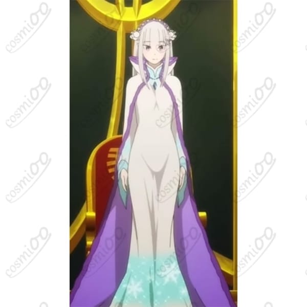 リゼロ エミリア式典ドレス｜コスプレ衣装 高再現・清楚で気品あるデザイン