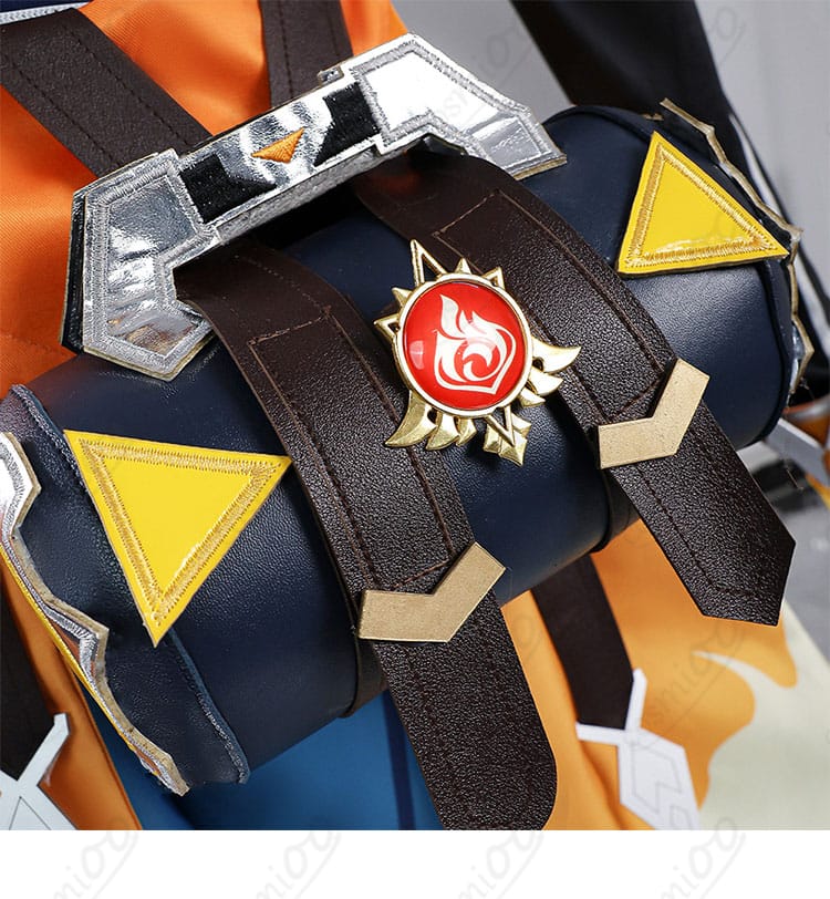 原神 ベネット 燃えろ！ラクガキ大冒険 コスプレ衣装-10
