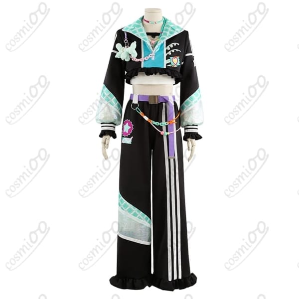 あんさんぶるスターズ！！ プレナイトチェック風 コスプレ衣装 淡緑チェックの私服