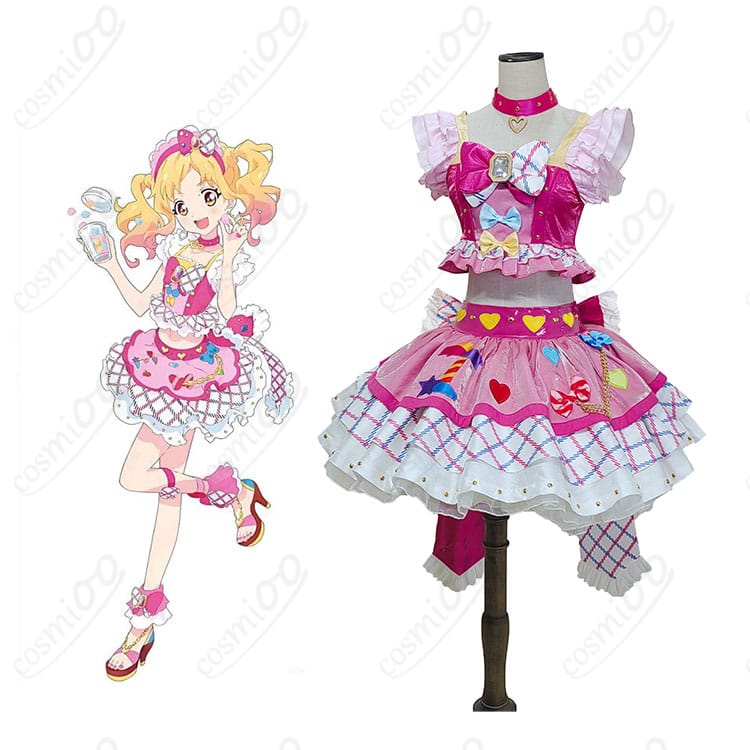 アイカツ!   虹野ゆめ ガーリーアイランドコーデ コスプレ衣装-1