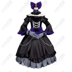 悪役令嬢転生おじさん グレイス・オーヴェルヌ コスプレ 高品質ゴシックドレス - 1枚目の画像（サムネイル）