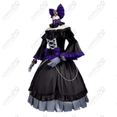 悪役令嬢転生おじさん グレイス・オーヴェルヌ コスプレ 高品質ゴシックドレス - 2枚目の画像（サムネイル）
