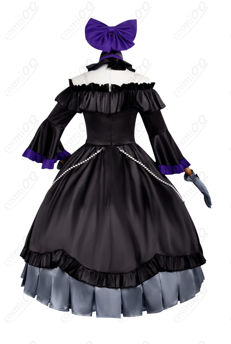 悪役令嬢転生おじさん  グレイス・オーヴェルヌ ゴシック ver. コスプレ衣装-4