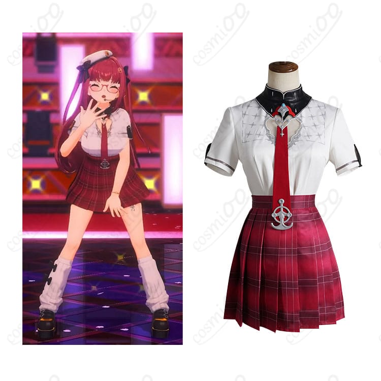 hololive（ホロライブ） 宝鐘マリン 生誕祭2025 制服 コスプレ衣装-1