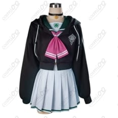 ブルーアーカイブ 杏山カズサ 制服コスプレ 猫耳フード 高再現・動きやすい - 1枚目の画像（サムネイル）