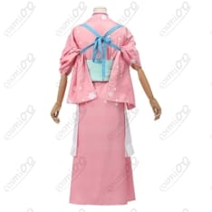 銀魂 神楽 春色茶房風コスプレ衣装 高再現・可憐で元気なカフェ制服 - 2枚目の画像（サムネイル）