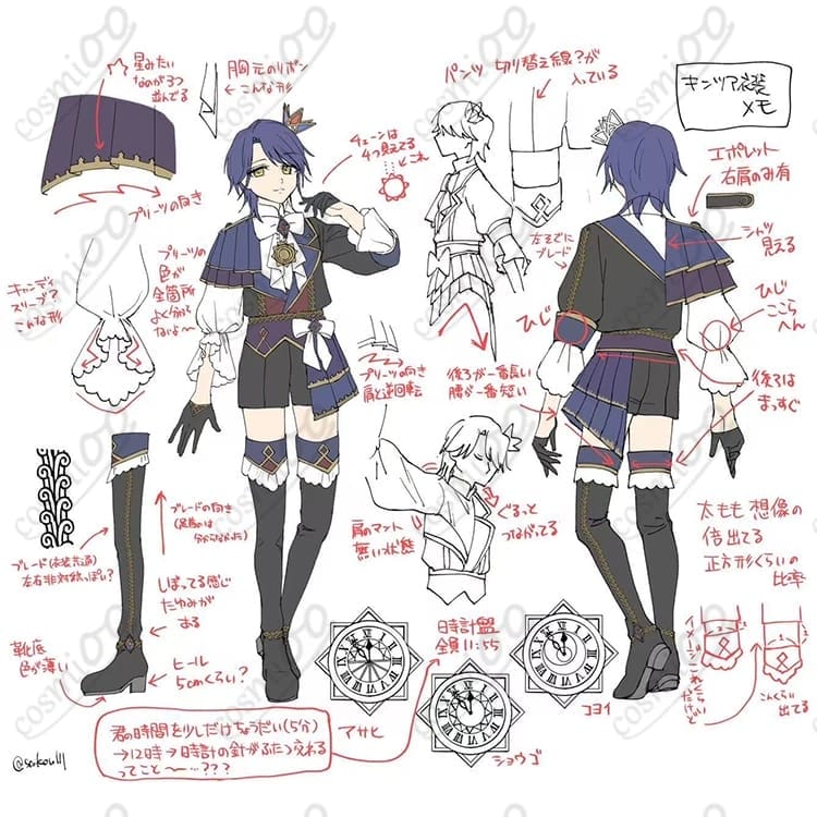 アイドルタイムプリパラ『夢川ショウゴ』コスプレ衣装｜クールなWITHリーダー再現 - 1枚目の画像