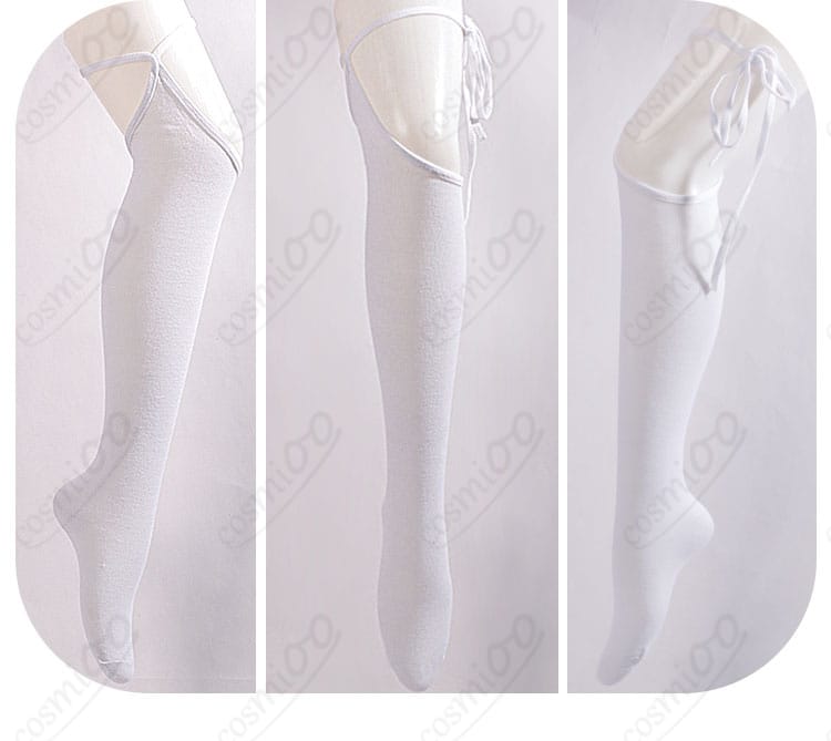 無期迷途 ヘラ コスプレ衣装のレッグソックス装飾ディテール。全身コーデの完成度を高めるアイテム。