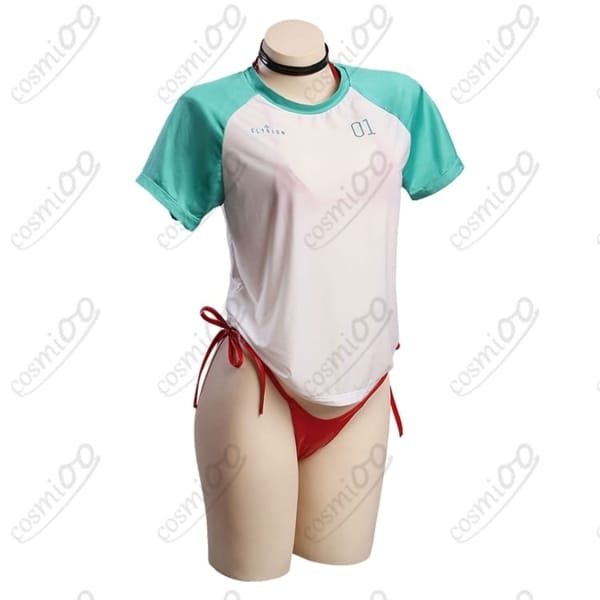 勝利の女神：NIKKE ラピ（レッドフード）レッドフレーバー水着 高再現コスプレで涼感＆映える一着