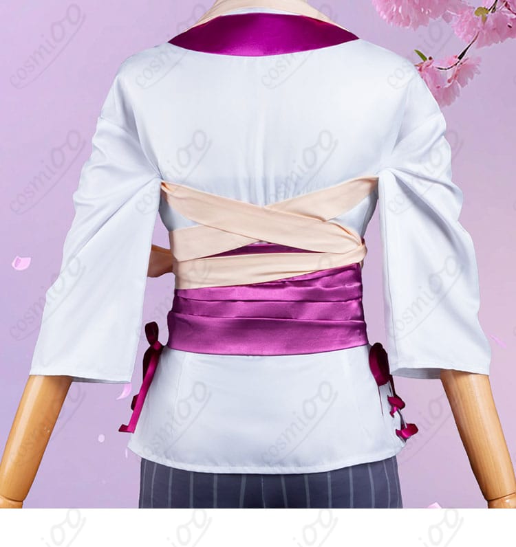 千恋*万花 常陸茉子 私服 コスプレ衣装 背面の装飾やリボンディテールを丁寧に再現