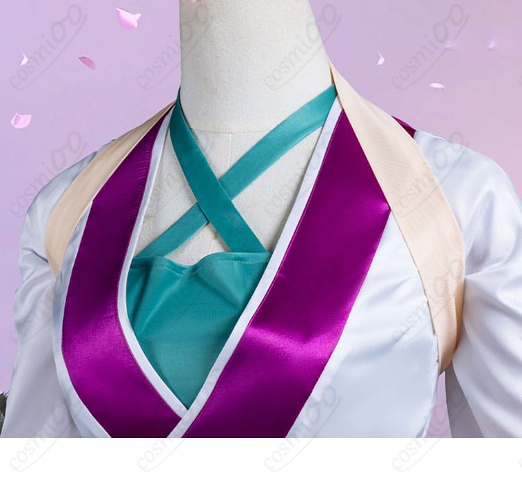 千恋*万花 常陸茉子 私服 コスプレ衣装 かわいい襟元の装飾と縫製のこだわり