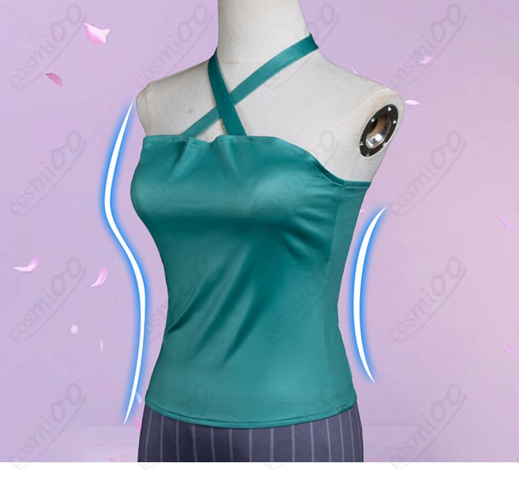 千恋*万花 常陸茉子 私服 コスプレ衣装 着用時のシルエット・曲線ラインを美しく再現