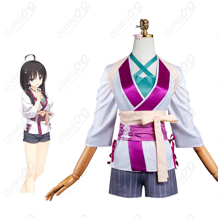 千恋*万花 常陸茉子 私服 コスプレ衣装 全身と服装デザインの紹介画像