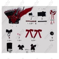 ストリノヴァ 香奈美『世紀の歌姫』コスプレ衣装｜華やかなアイドル風フルセット - 5枚目の画像（サムネイル）