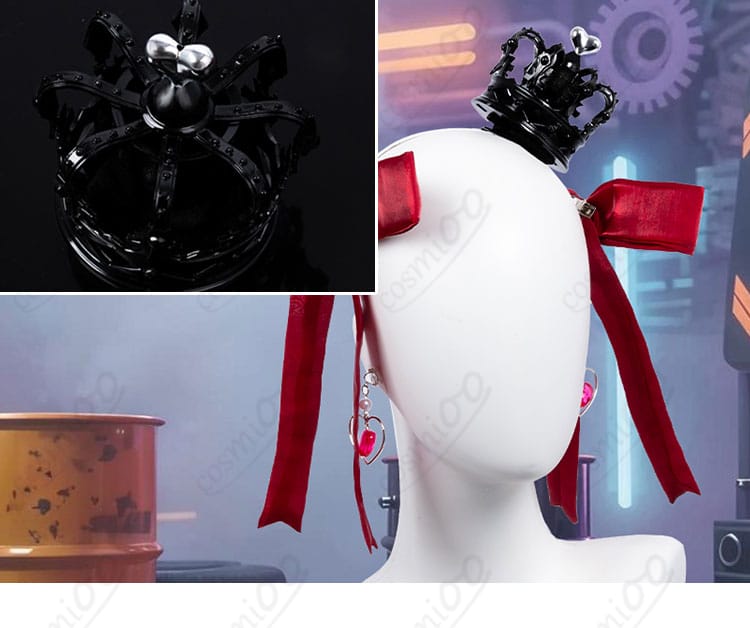 ストリノヴァ 香奈美「世紀の歌姫」コスプレ衣装の頭飾り細部。アイドルらしい煌びやかなデザインが特徴。