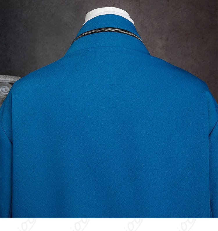 ユニカ コスプレ衣装 外套背面の肩周り装飾と切り替えのアップ