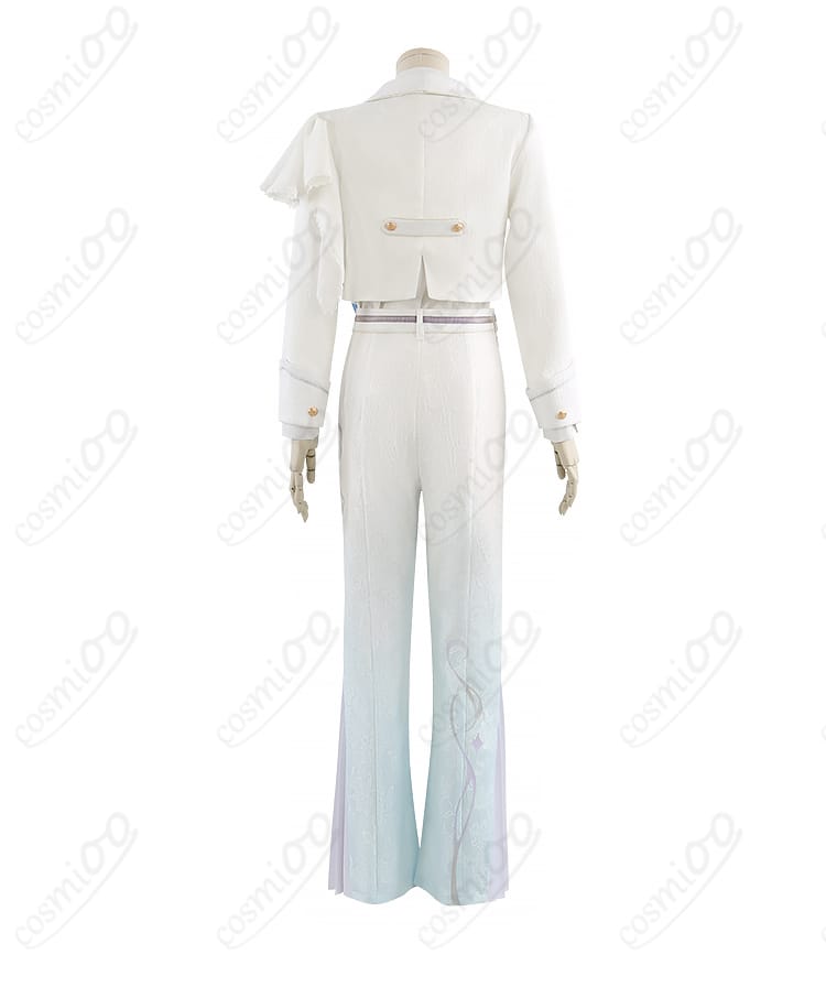 背面シルエットとウエストの蝶モチーフリボンの見え方を示すカット