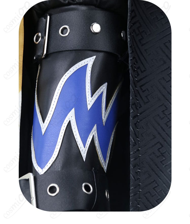 第五人格 アルヴァ・ロレンツ 金箔コスプレ衣装の模様装飾ディテール。高再現の柄と質感の拡大ショット