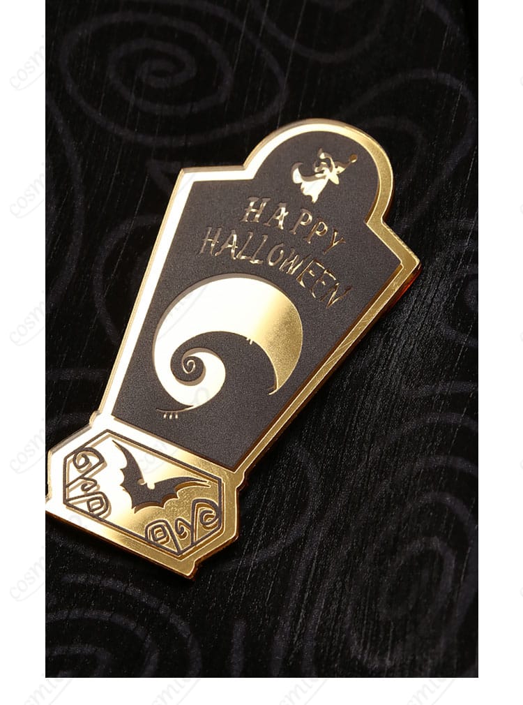 ツイステ ジャミル・バイパー ナイトメアースーツの胸飾りクローズアップ