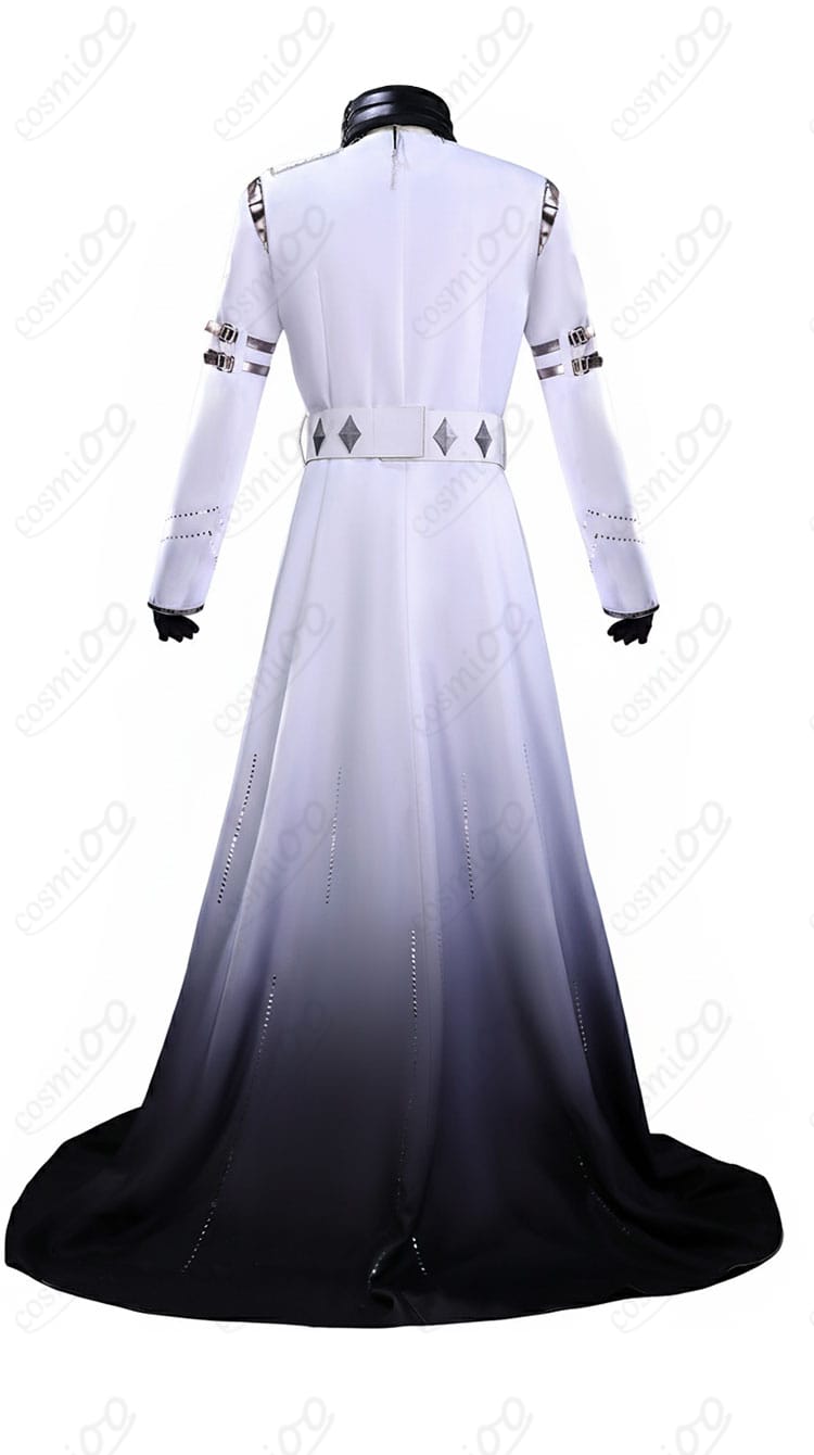 セラフ・ダズルガーデン Angel×Devil天使衣装の背面デザイン。ベルト位置とコートの落ち感が確認できる画像