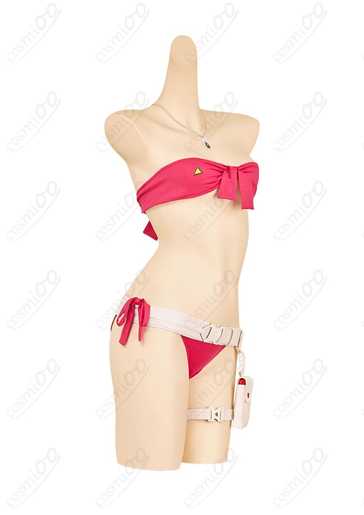 キャミィ水着コスプレ右側面ディテール。イベント向けに映えるラインを強調