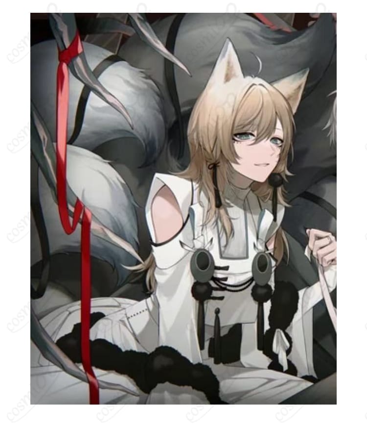 にじさんじ 叶「妖怪万化」コスプレ衣装の着用イメージ。和風ダークな雰囲気と上品なシルエットが際立つ高品質VTuberコスチューム。イベントや撮影会に最適。