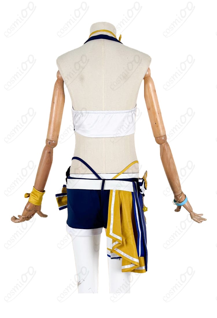 アーニャ・メルフィッサ 水着コスプレ衣装の背面ディテール。縫製の丁寧さとフィット感、安定した着心地を示すバックビュー。