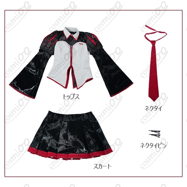 初音ミク 亜種・雑音ミク コスプレ衣装 高再現設計で撮影映え＆着脱ラク - 6枚目の画像