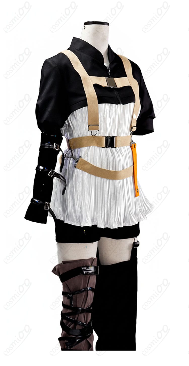 ガルクラ トゲナシトゲアリ 河原木桃香 コスプレ衣装の側面。体のラインが美しく見えるシルエット