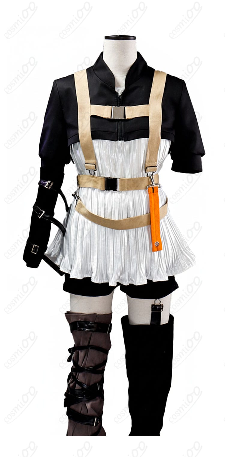 河原木桃香 薄采ディスプレイ衣装の正面ディテール。配色と装飾位置を高精度に再現