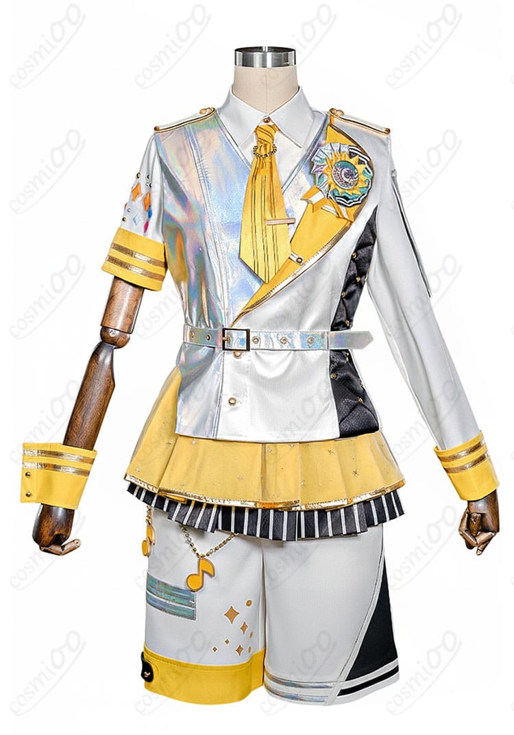 プロセカ 鏡音レン コスプレ衣装の正面全体図・高再現ディテール