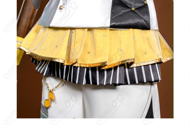 プロジェクトセカイ 鏡音レン スカート裾装飾のアップ・縁取り