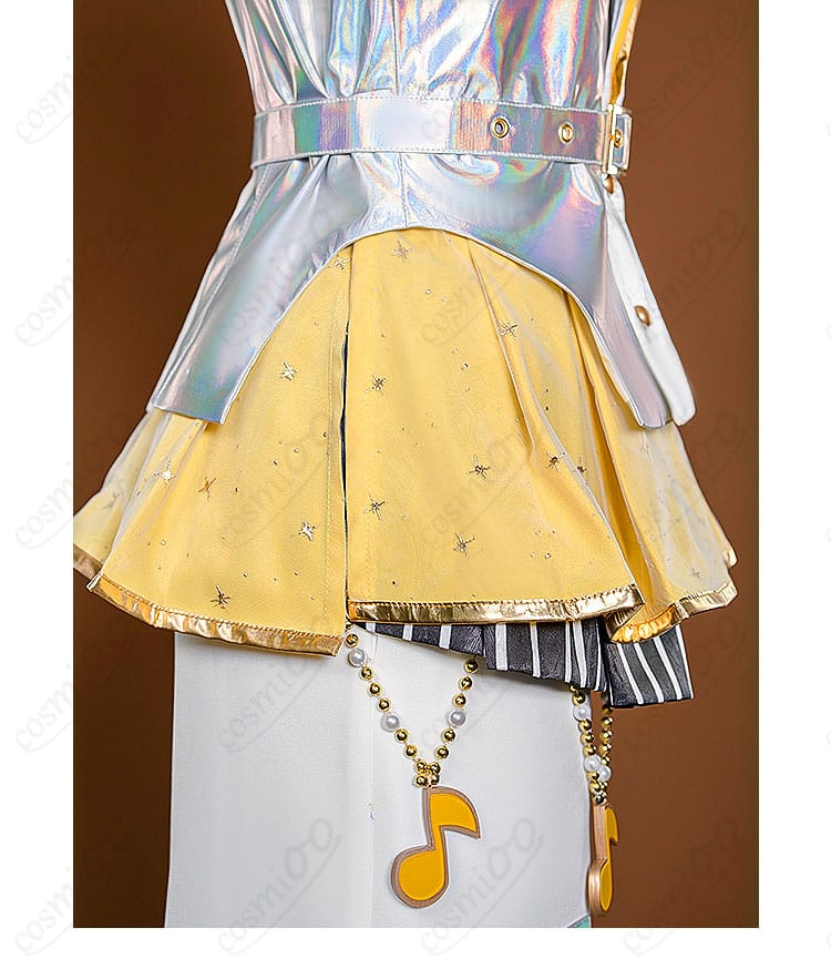 プロセカ 鏡音レン 腰サイド装飾の近接写真・チェーン配置