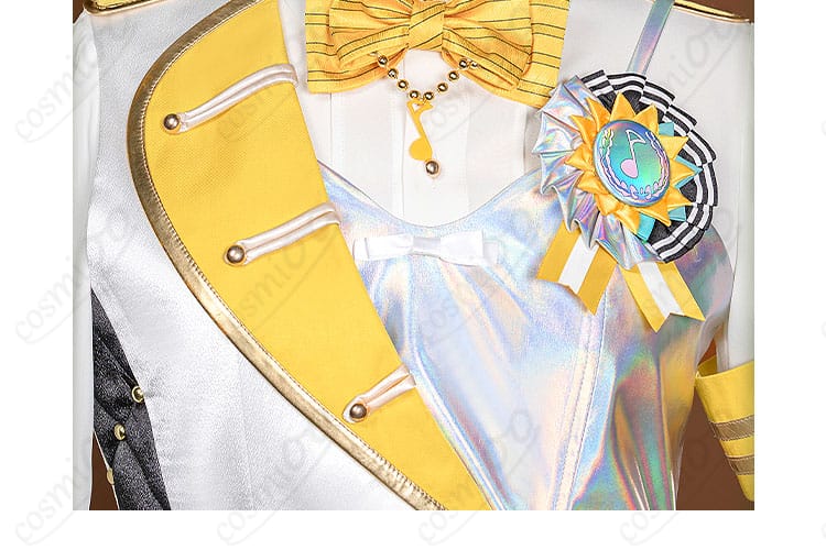 鏡音リン 5th感謝祭衣装の衣襟装飾ディテール