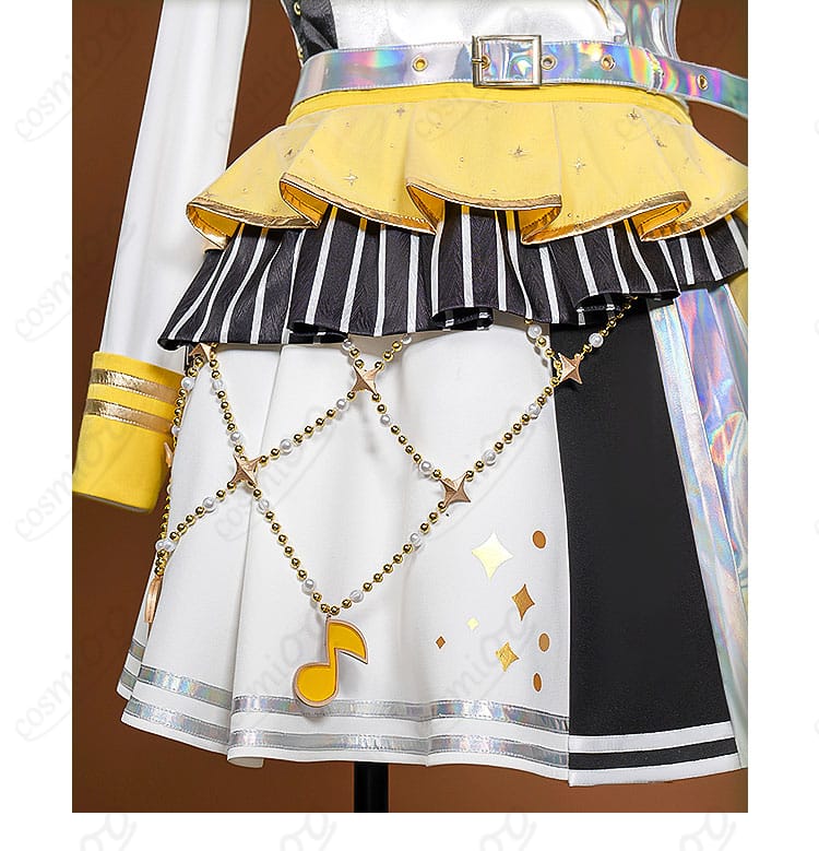 鏡音リン 5th感謝祭衣装のスカート装飾ディテール