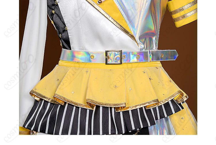 鏡音リン 5th感謝祭衣装のウエスト装飾・腰布のディテール