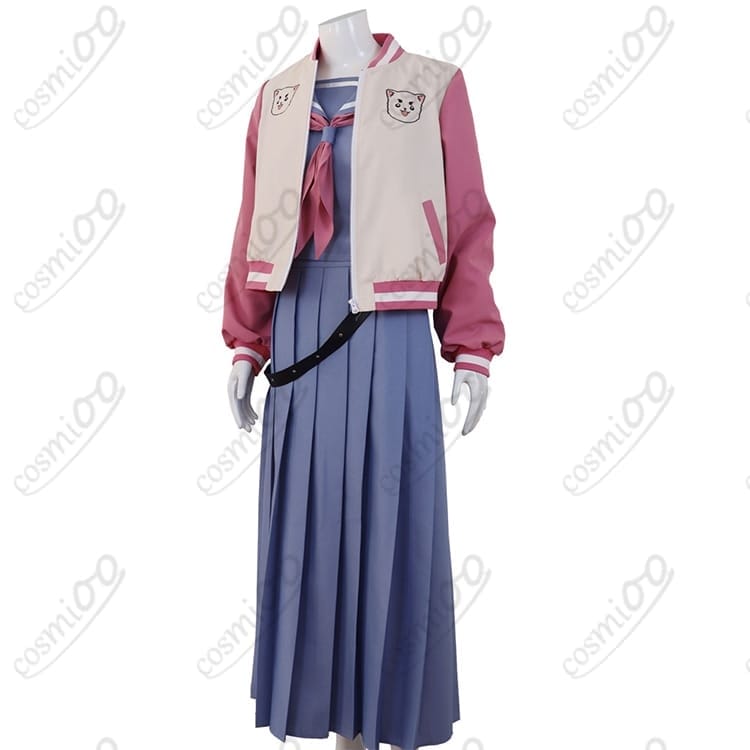 銀魂 神楽『3年Z組銀八先生』コスプレ衣装｜スタジャン×セーラー服 高再現フルセット - 2枚目の画像