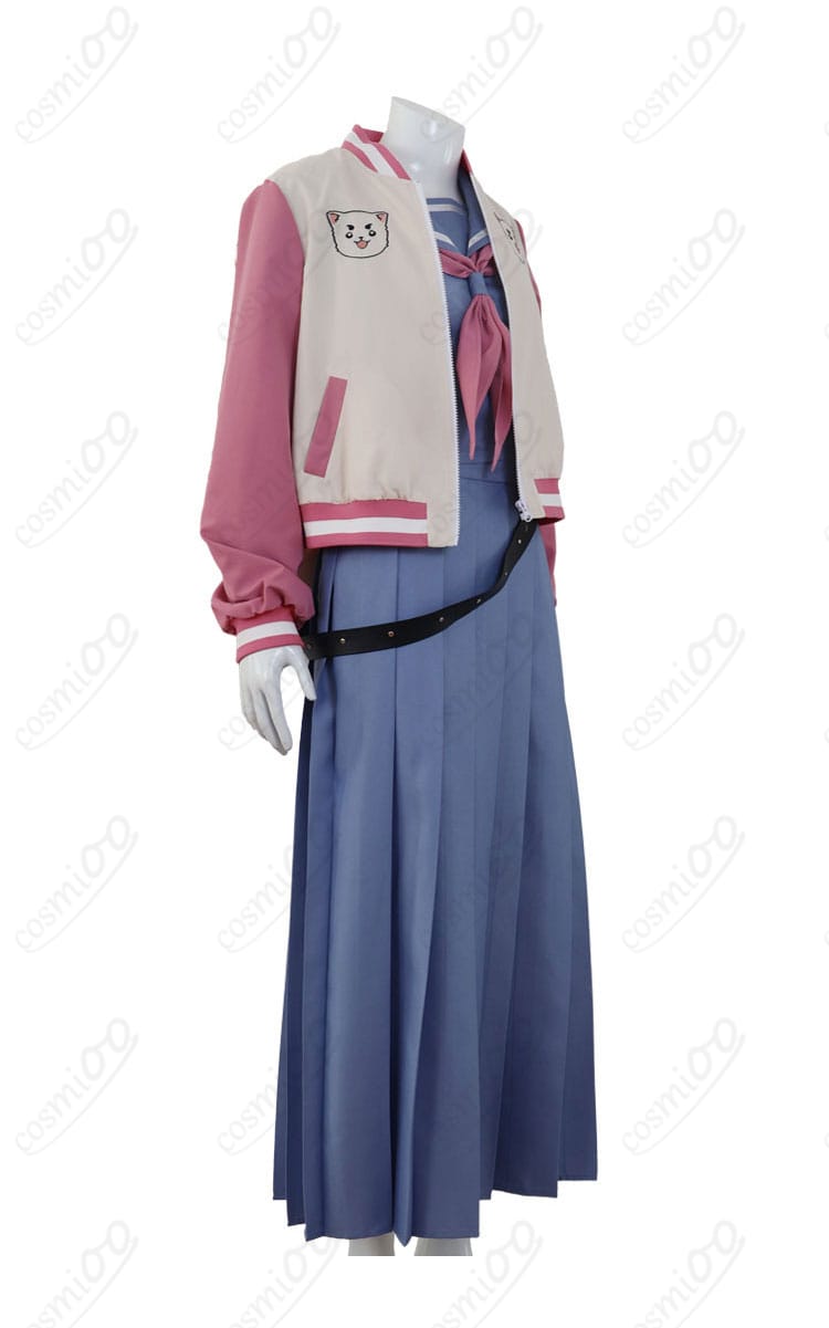 銀魂 神楽 コスプレ衣装 右側アングル|袖やシルエットのバランスを確認