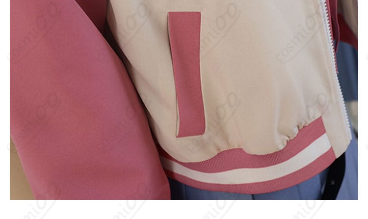 銀魂 神楽 コスプレ衣装 外套ポケット部分の細部|実用性とデザイン性を両立