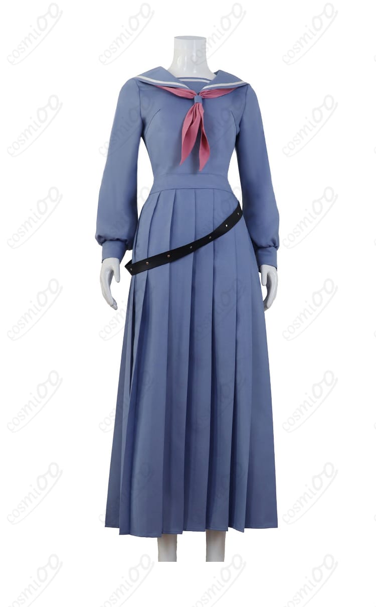 神楽 セーラー服 スカート正面ディテール|プリーツの美しさと動きやすいデザイン