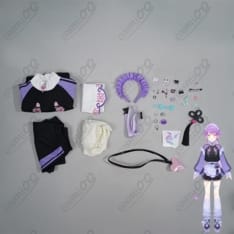 ホロライブ 常闇トワ メイド風ジャージ衣装 高再現で可愛い着用感、撮影映えするフルセット - 5枚目の画像（サムネイル）