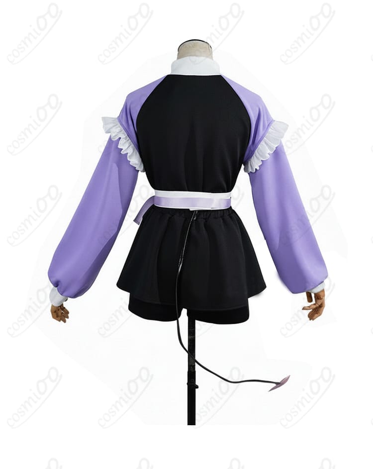 常闇トワ メイド風ジャージ衣装 背面|エプロン背面の仕上がりとシルエットをチェック