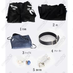 HUNDRED LINE 面影歪 和装私服コスプレ 高再現で快適、撮影映えするクール和風 - 5枚目の画像（サムネイル）