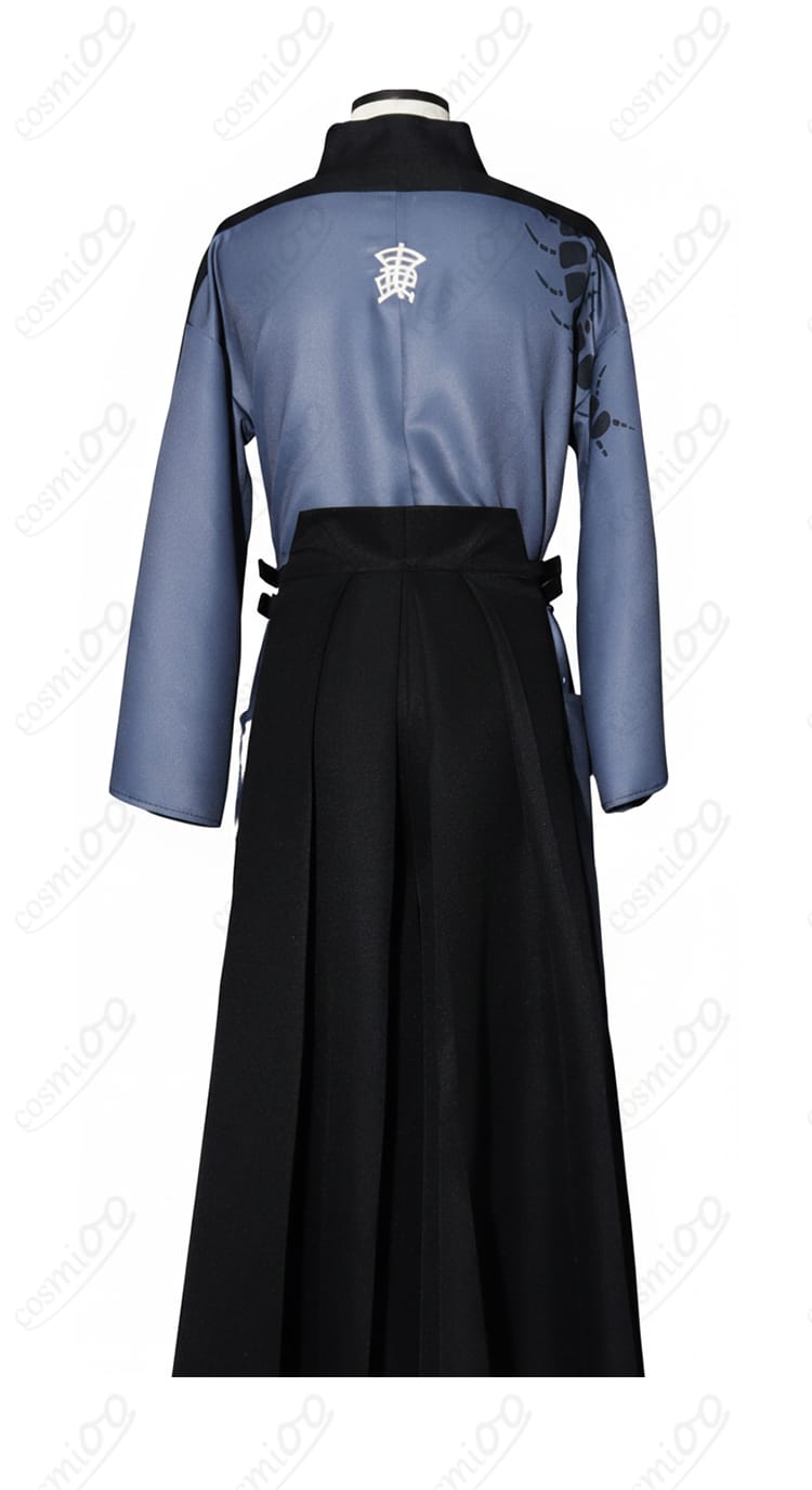 面影歪コスプレの背面装飾アップ｜アクセントパーツの形状と質感が分かるディテール